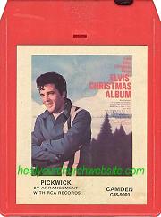 Elvis' Christmas Album 8 Track Stereo Tape