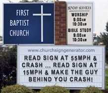 read sign at 55 and die!