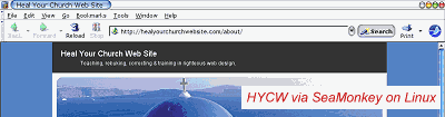 See Screenshots of HYCW on via SeaMonkey 1.1.2 on PLD Linux