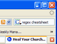 my poor browser bar, worn out by looking up cheat sheets all the time