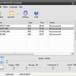 direct_MIDI-to-MP3_WAV-Converter Screenshot of Direct MIDI to MP3/Wave Converter