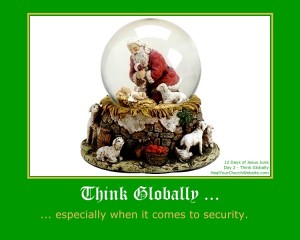 12 Days of Jesus Junk - Day 2 - Think Globally