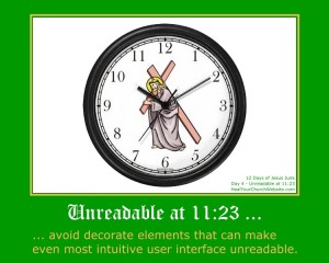 12 Days of Jesus Junk - Day 4 - Unreadable at 11:23