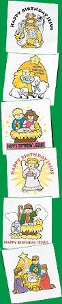 12 Days of Jesus Junk - day 11 - Happy Birthday Jesus tattoos